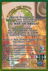 Please Join Us on Sat Aug 20 8-11 PM at Seattle Film Institute for “Lifers” World Preview!!!
